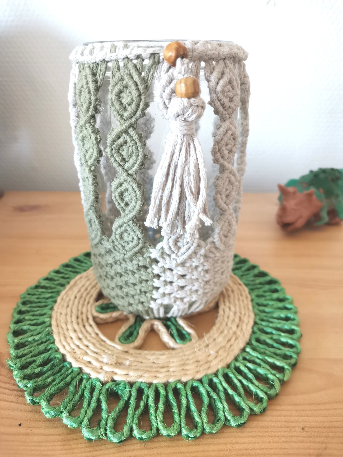 "Zen" Macrame Lantern