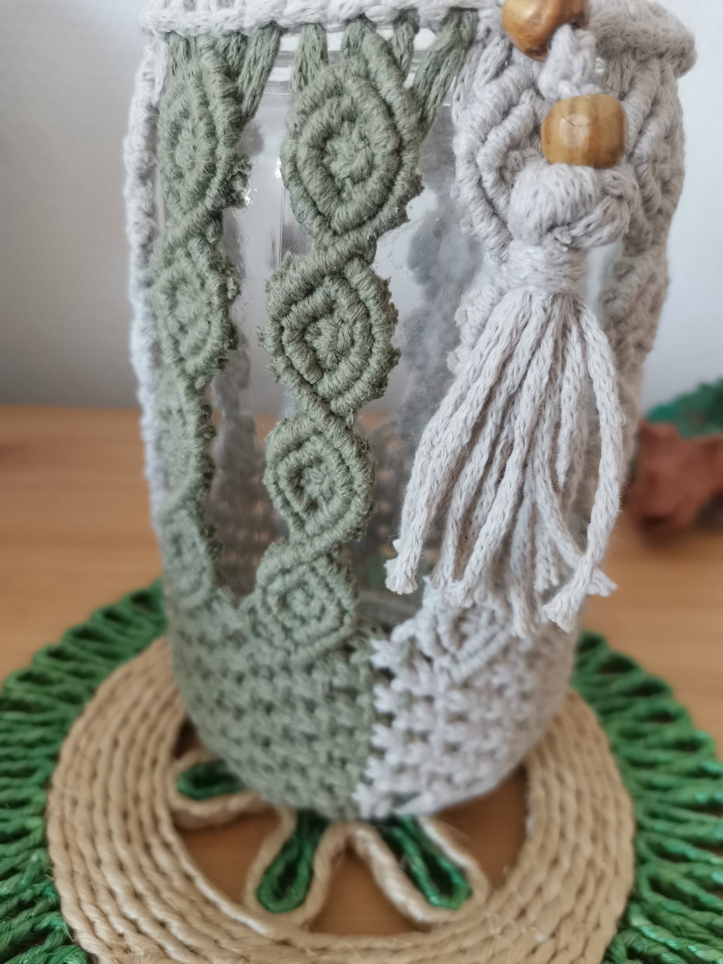 "Zen" Macrame Lantern