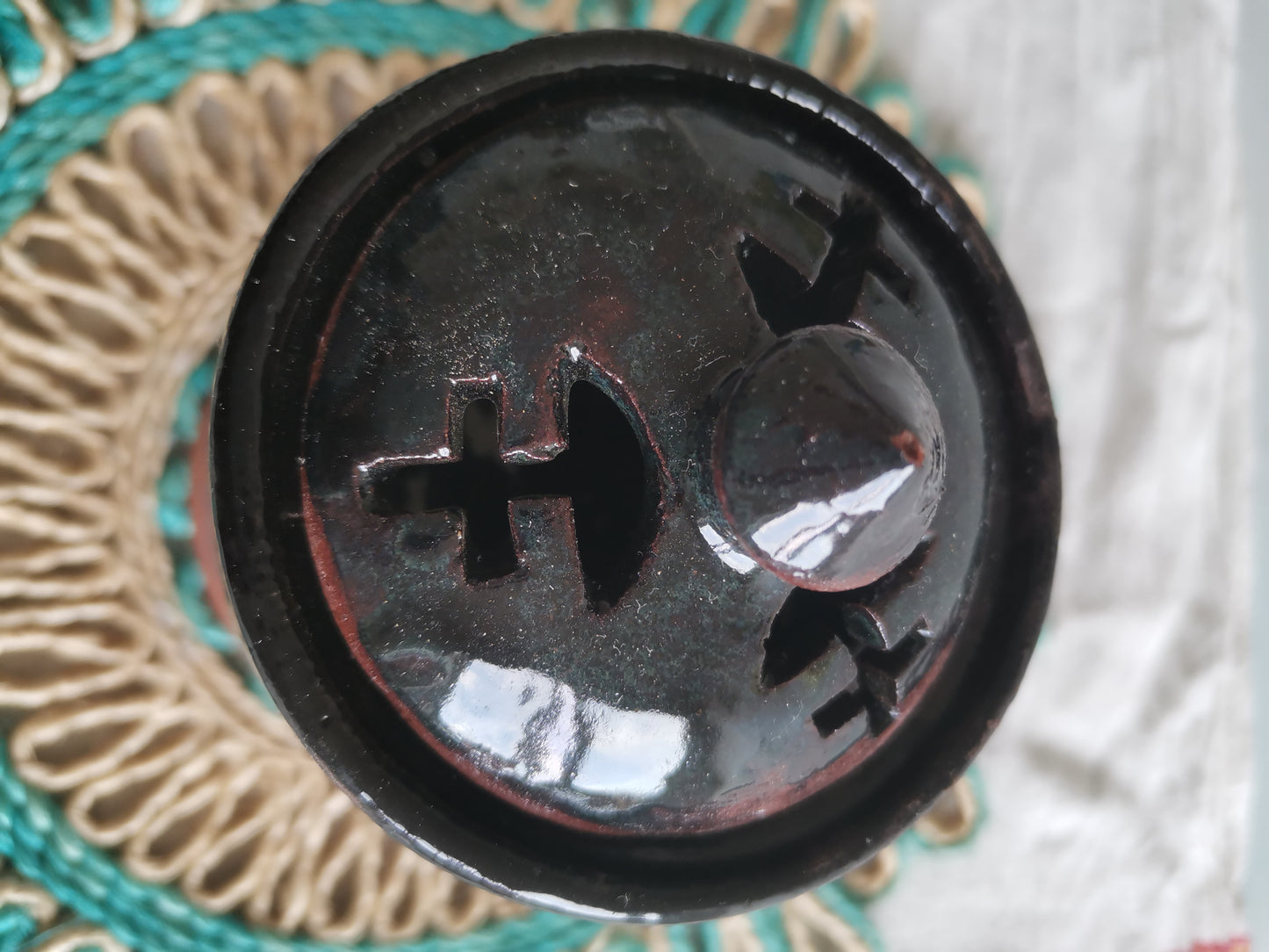 Little Ethiopian Handmade Ceramic Incence Burner